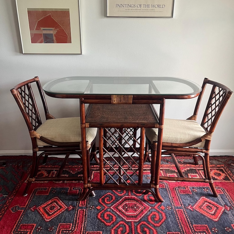 Rattan Bistro Dining Set